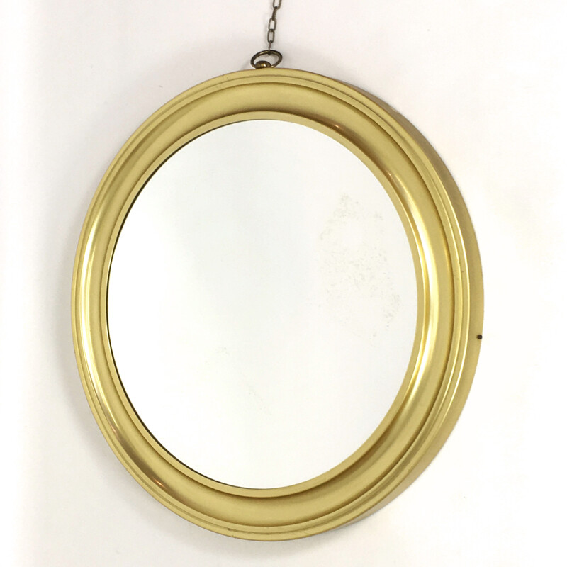 Large golden mirror - 1970s