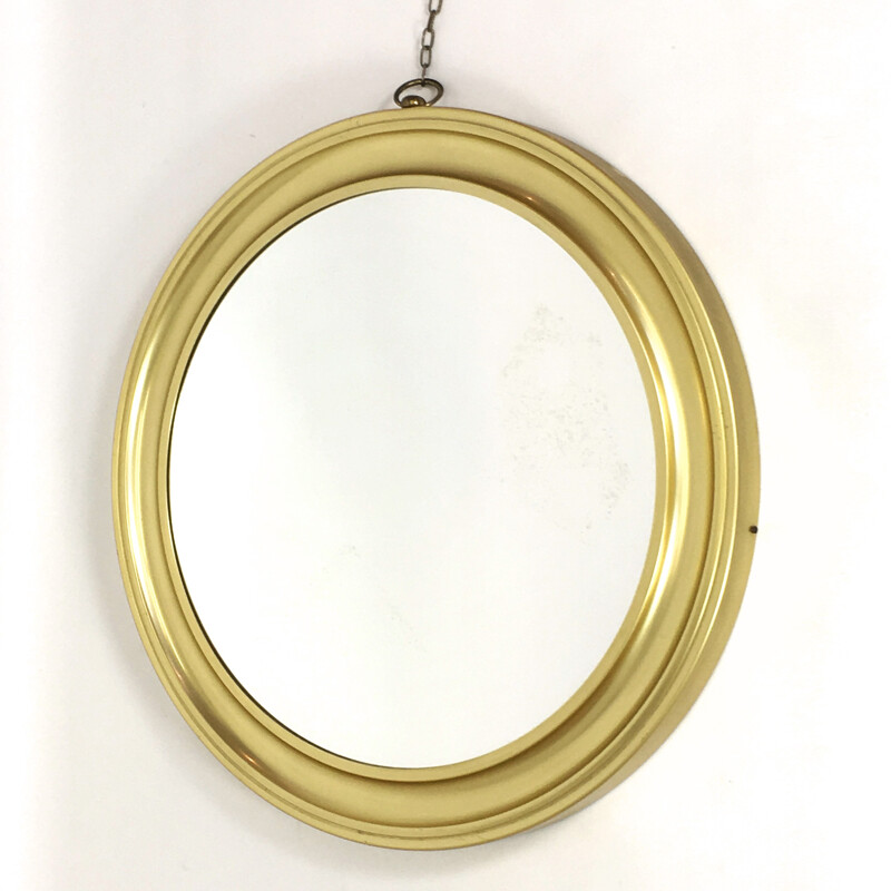 Grand miroir doré - 1970