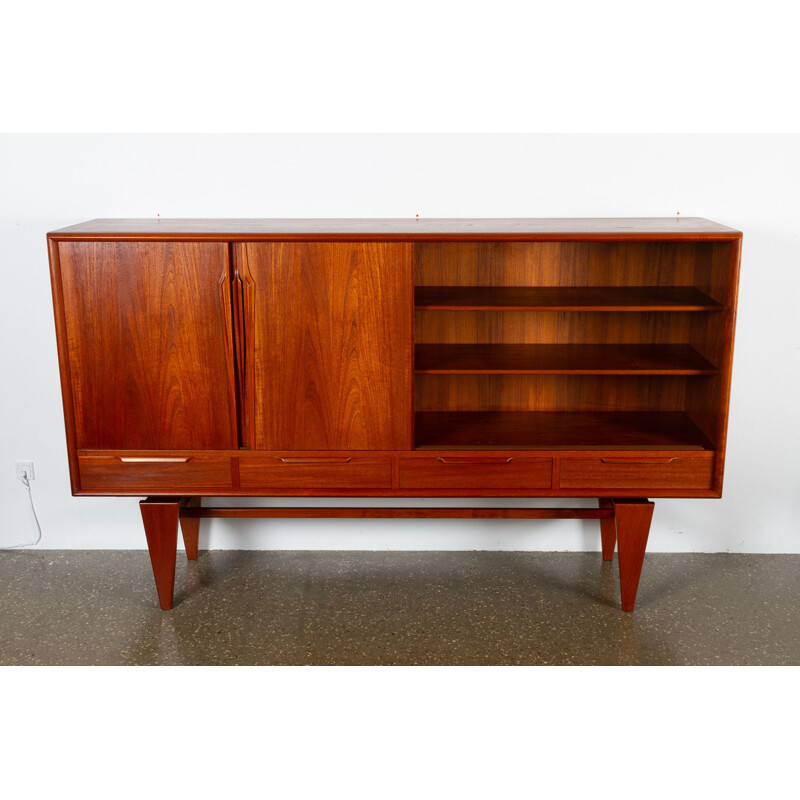 Vintage Danish teak credenza by Axel Christensen for Aco, 1960s