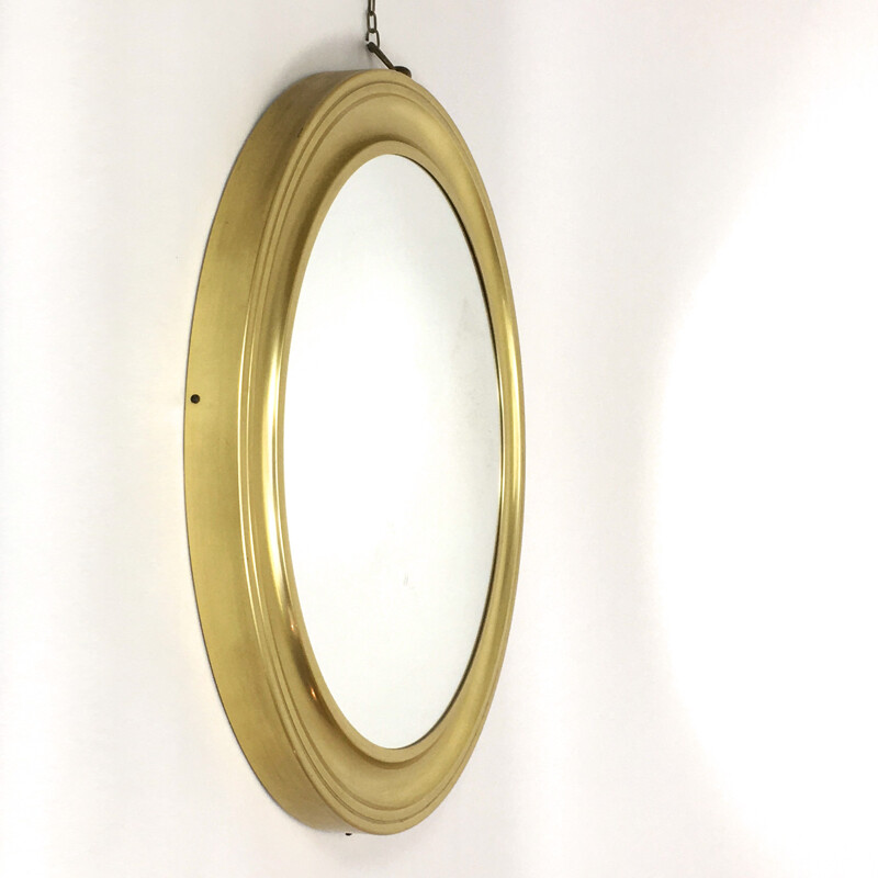 Large golden mirror - 1970s