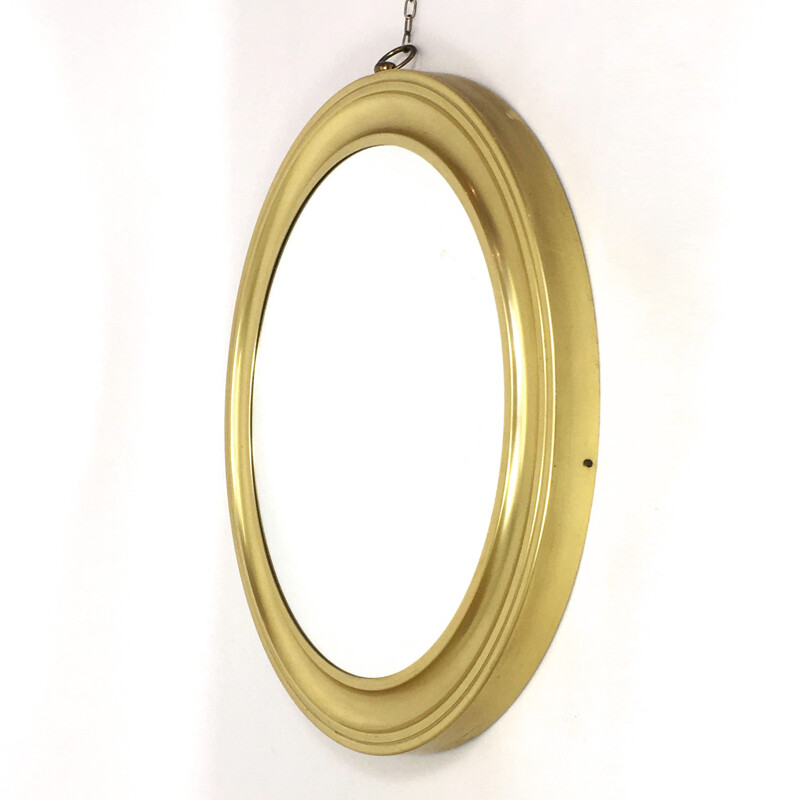 Large golden mirror - 1970s