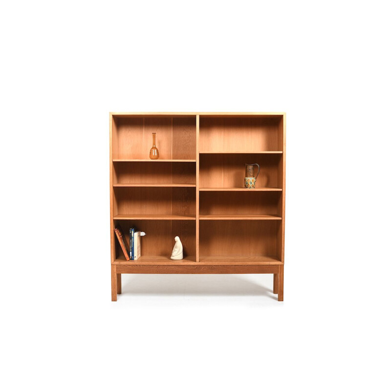 Vintage oakwood bookcase by Børge Mogensen for Karl Andersson & Söner, 1960s