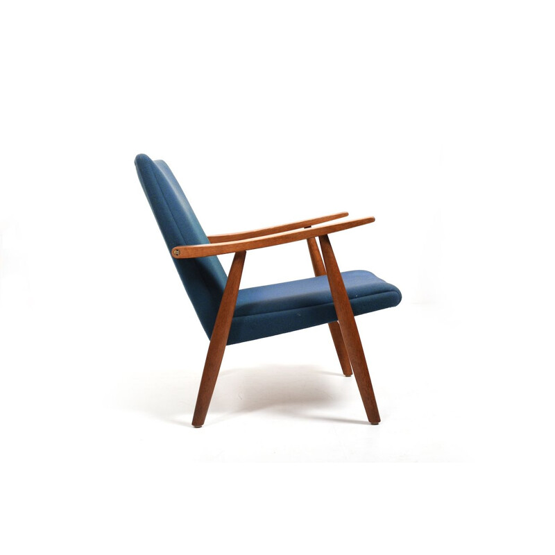 Poltrona vintage Ge-260 in rovere di Hans J. Wegner per Getama, Danimarca 1950