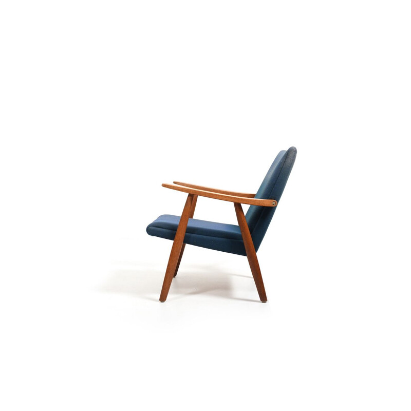 Vintage Ge-260 eiken fauteuil van Hans J. Wegner voor Getama, Denemarken 1950