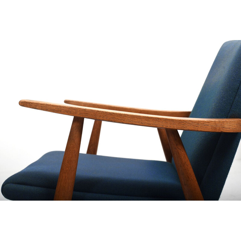 Vintage Ge-260 Sessel aus Eichenholz von Hans J. Wegner für Getama, Dänemark 1950