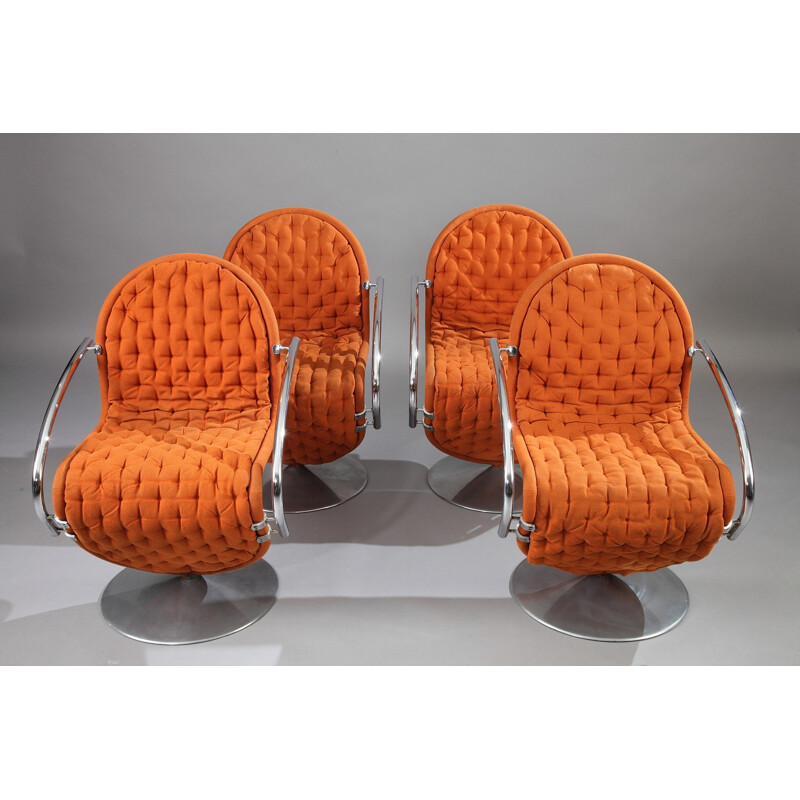 Fritz Hansen 1-2-3 System armchair, Verner PANTON - 1970s