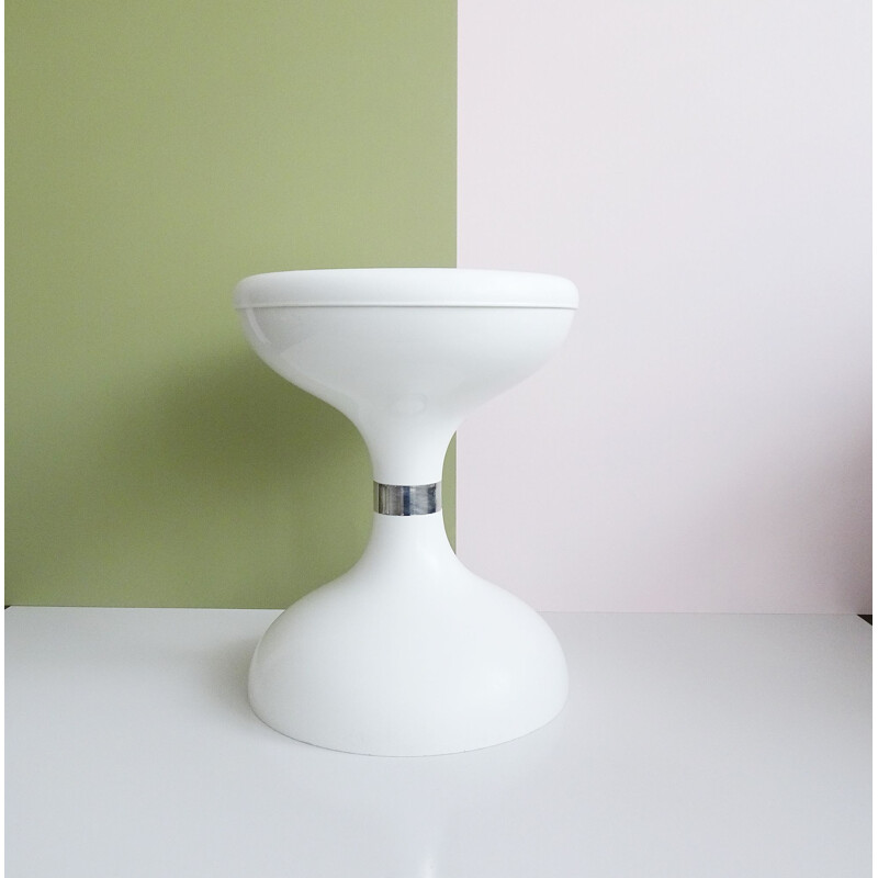 Italian vintage plastic stool by Robur, 1960s