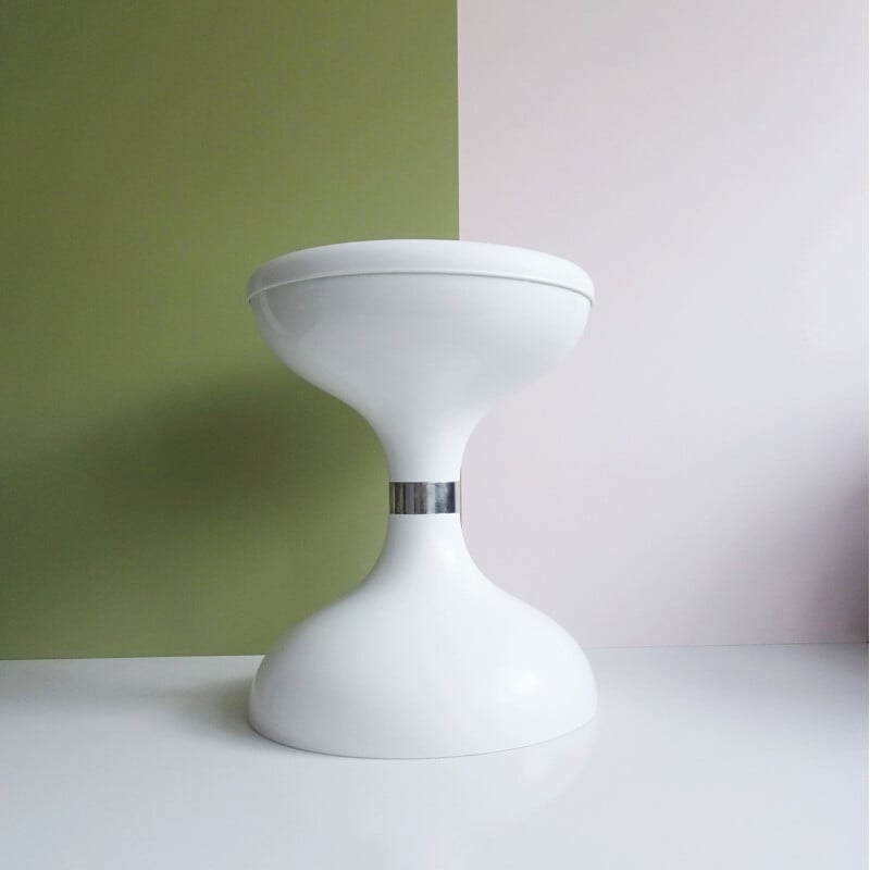 Italian vintage plastic stool by Robur, 1960s