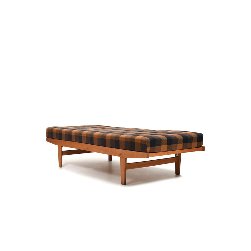 Oakwood vintage daybed by Poul M. Volther for Fdb Møbler, Denmark 1960s