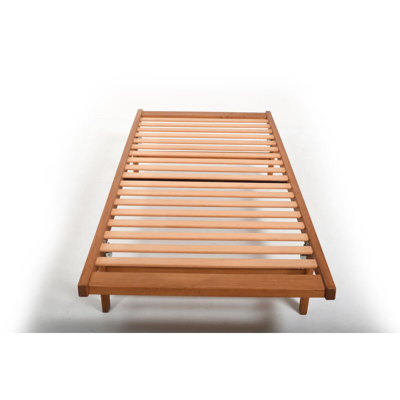 Oakwood vintage daybed by Poul M. Volther for Fdb Møbler, Denmark 1960s