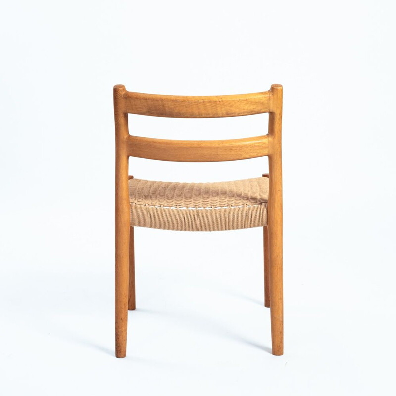 Satz von 6 Vintage-Stühlen aus Eiche von Niels O Moller für Møller Mobelfabrik, Dänemark 1950