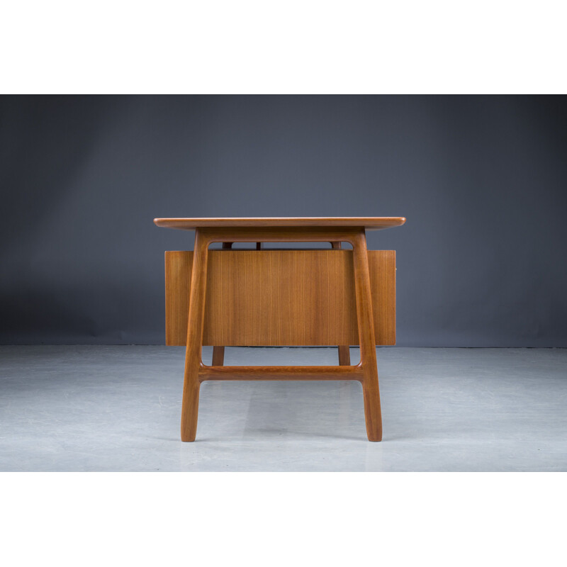 Mid-century teak model 75 desk by Omann Jun, 1960s