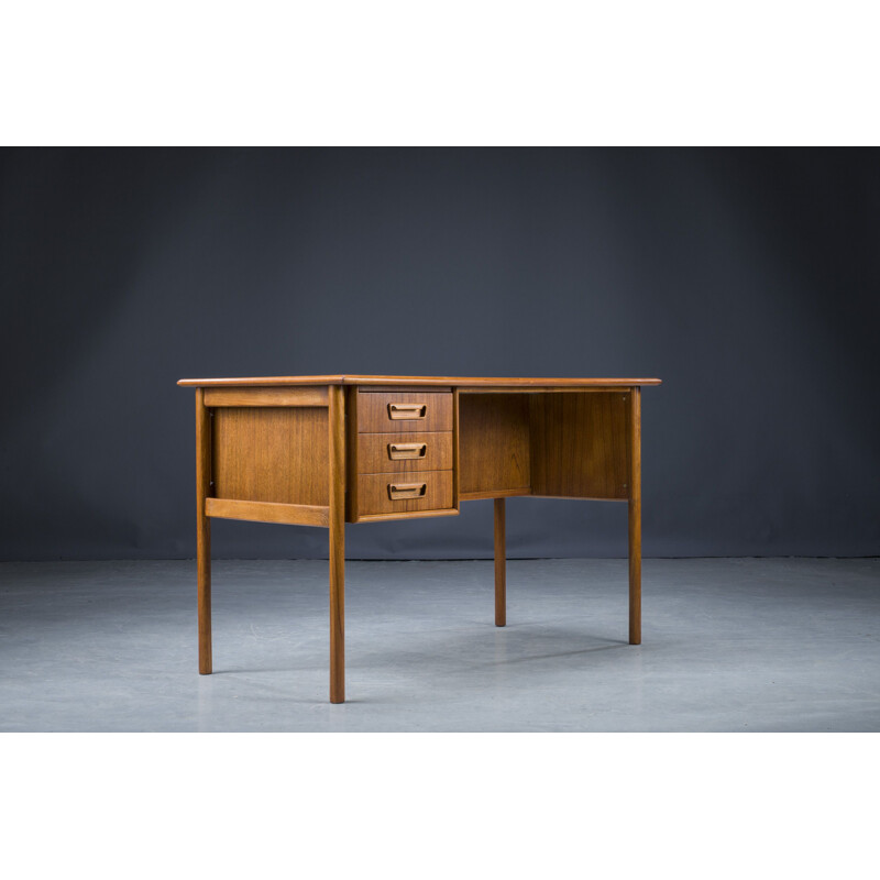 Bureau danois vintage en teck par Gunnar Nielsen Tibergaard, 1960