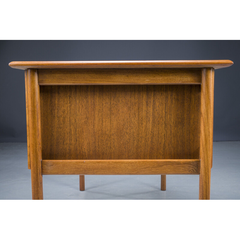 Bureau danois vintage en teck par Gunnar Nielsen Tibergaard, 1960