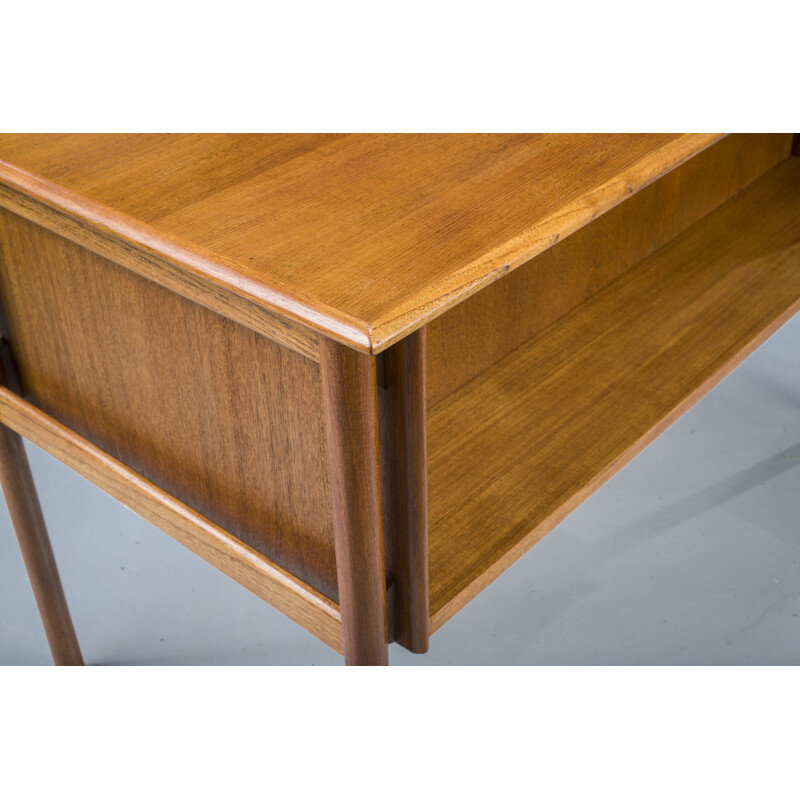 Mid-century Danish teak desk by Gunnar Nielsen Tibergaard, 1960s