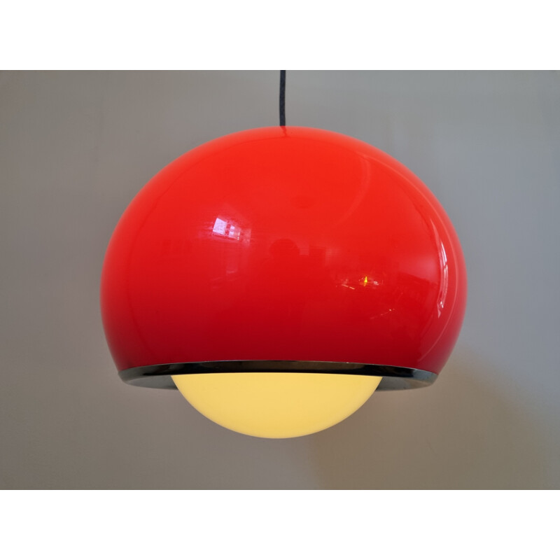 Mid century pendant lamp Meblo by Harvey Guzzini, Italy 1970s