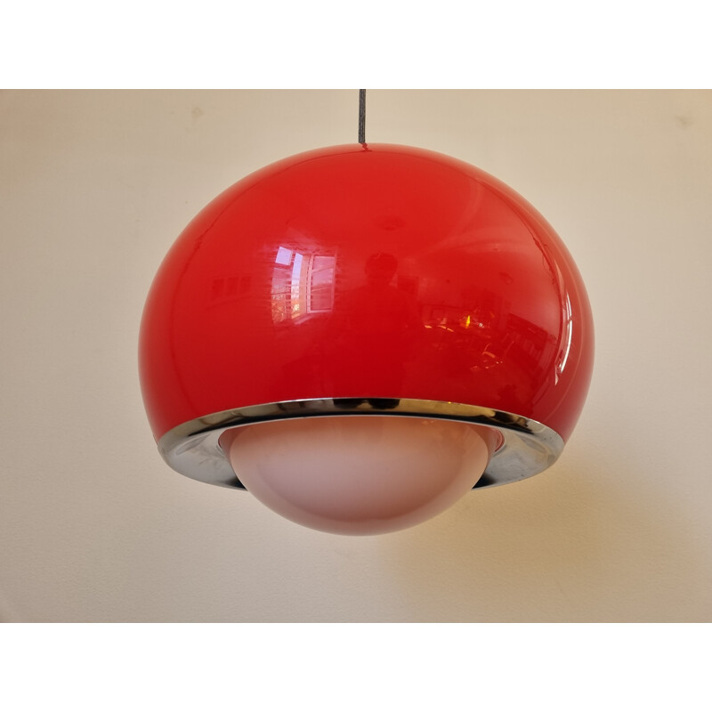 Mid century pendant lamp Meblo by Harvey Guzzini, Italy 1970s