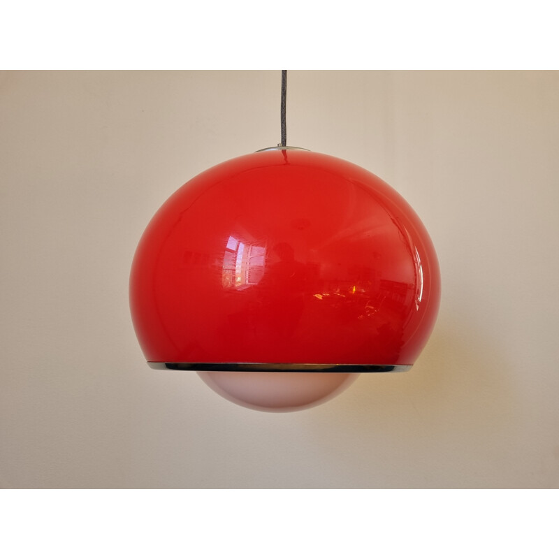 Mid century pendant lamp Meblo by Harvey Guzzini, Italy 1970s