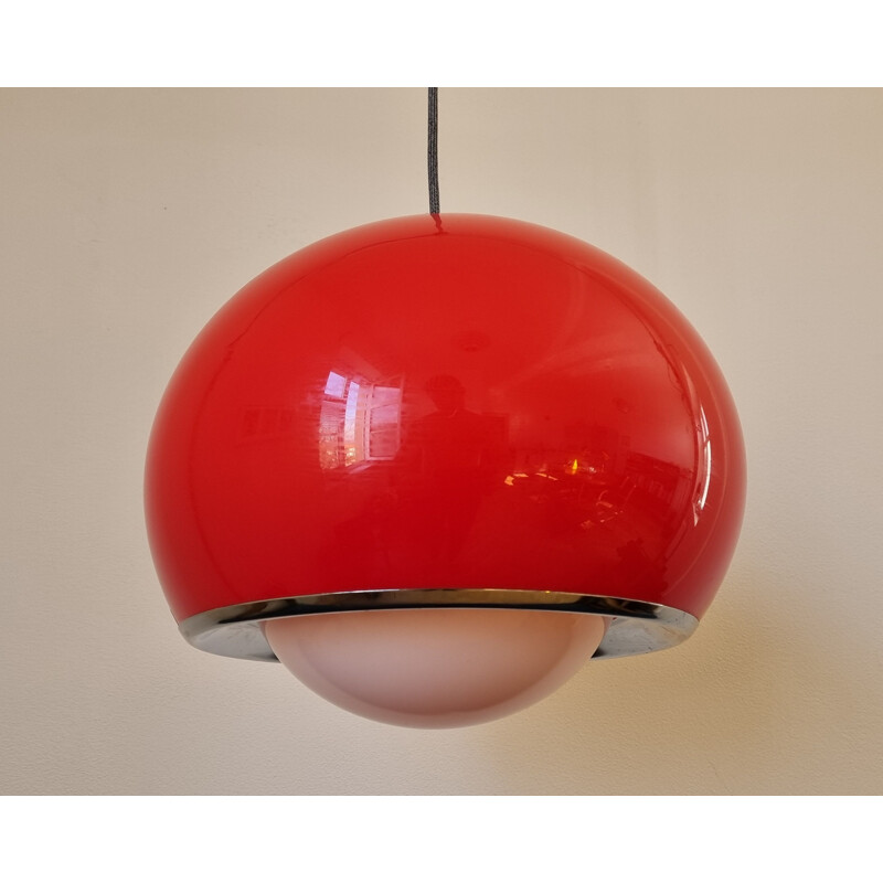 Mid century pendant lamp Meblo by Harvey Guzzini, Italy 1970s