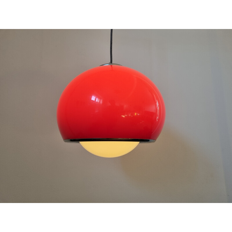 Mid century pendant lamp Meblo by Harvey Guzzini, Italy 1970s