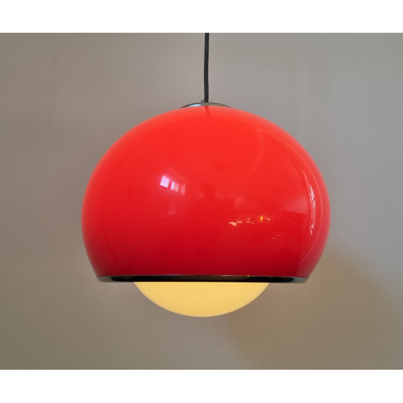 Mid century pendant lamp Meblo by Harvey Guzzini, Italy 1970s