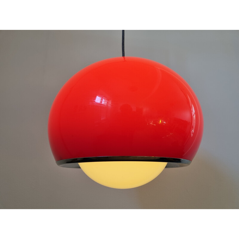 Mid century pendant lamp Meblo by Harvey Guzzini, Italy 1970s