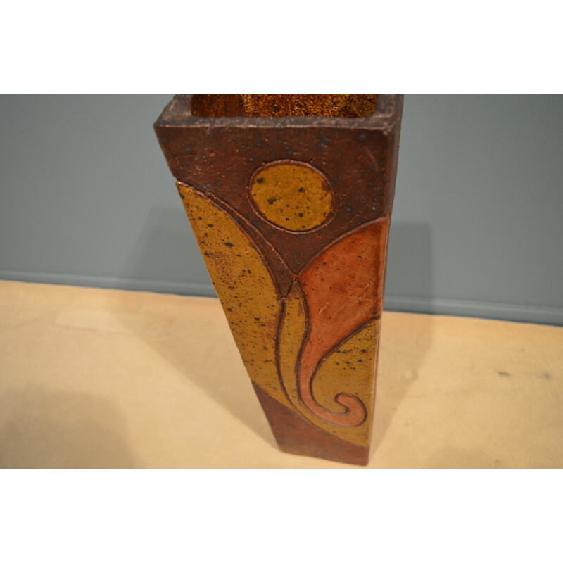 Grand vase vintage en céramique - 1950