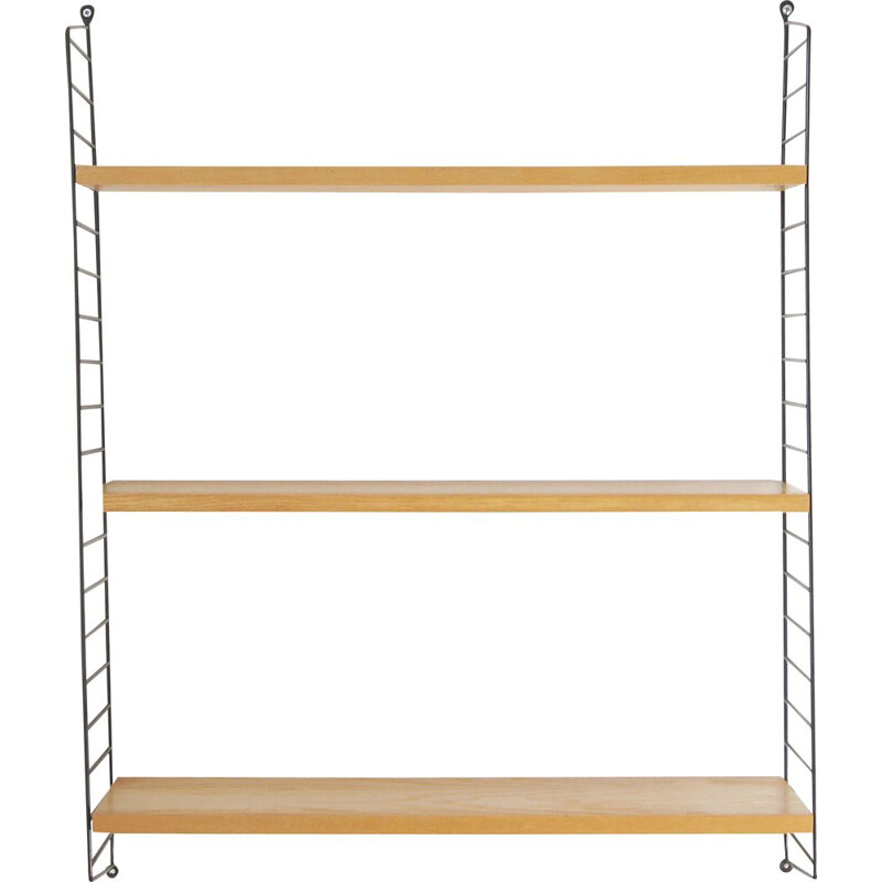 Vintage shelving system by Nisse Strinning and Kajsa for String, 1960