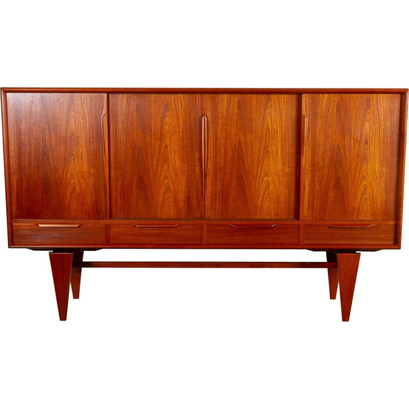 Vintage Danish teak credenza by Axel Christensen for Aco, 1960s