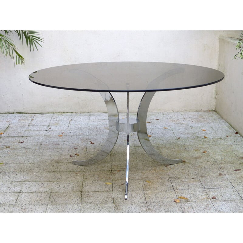 Table et 4 chaises design italien, Gastone RINALDI - 1970