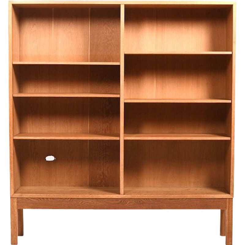 Vintage oakwood bookcase by Børge Mogensen for Karl Andersson & Söner, 1960s