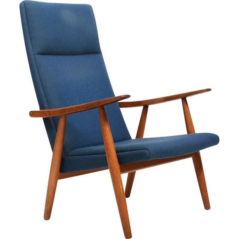 Cadeira de carvalho Vintage Ge-260, de Hans J. Wegner para Getama, Dinamarca 1950