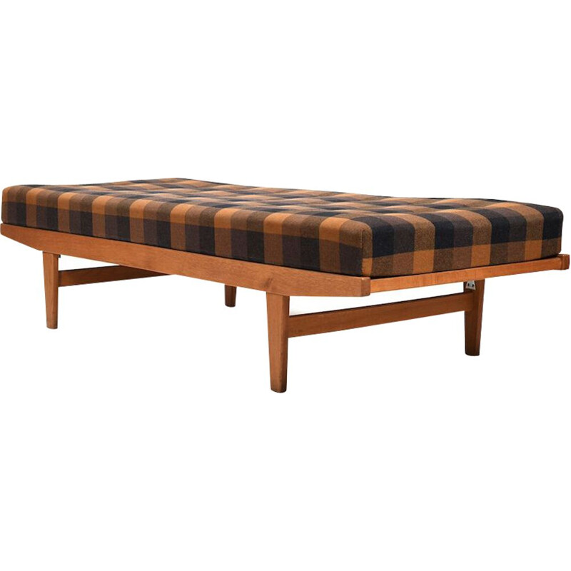 Oakwood vintage daybed by Poul M. Volther for Fdb Møbler, Denmark 1960s
