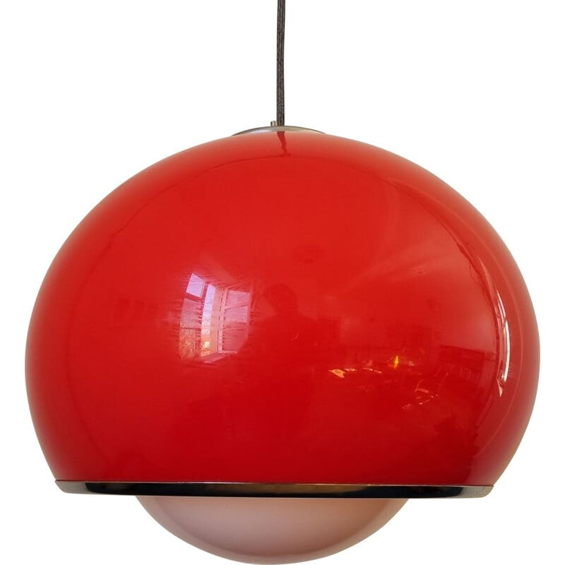 Mid century pendant lamp Meblo by Harvey Guzzini, Italy 1970s