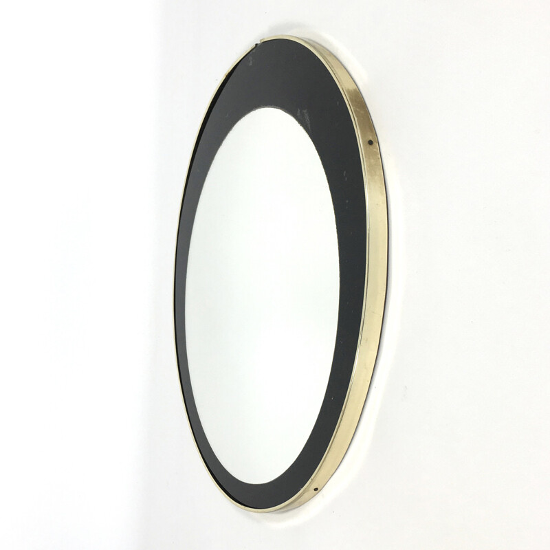 Round vintage mirror - 1960s