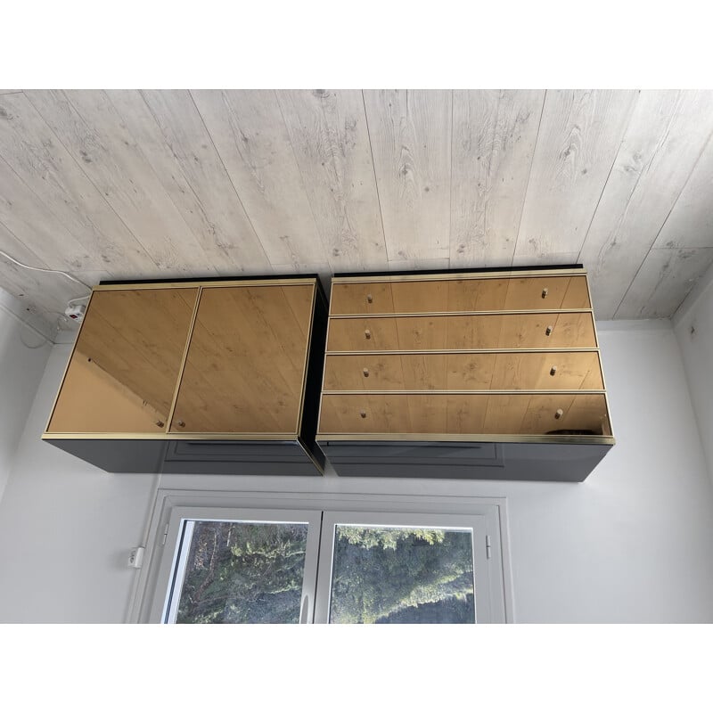 Credenza modulare vintage di Renato Zevi, 1970