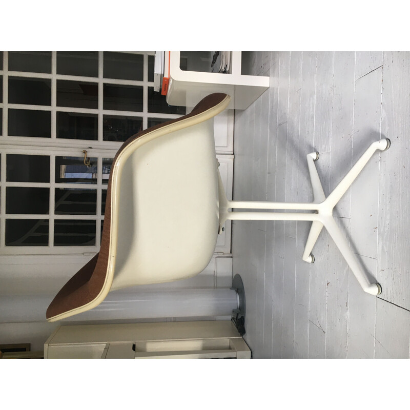 Vintage Dax fauteuil van Charles en Ray Eames