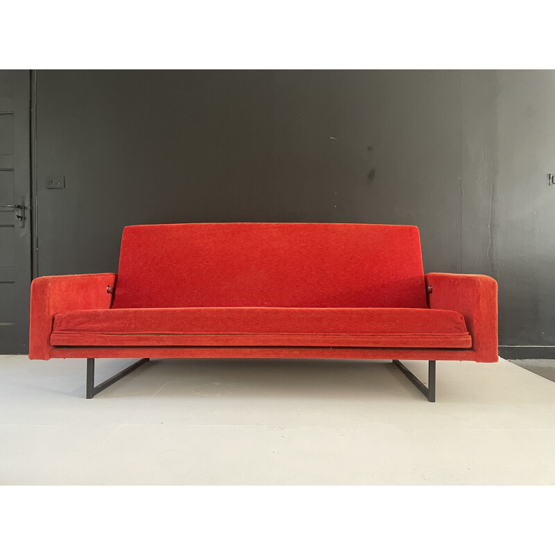 Vintage sofa bed by Rene Jean Caillette for Steiner, 1960