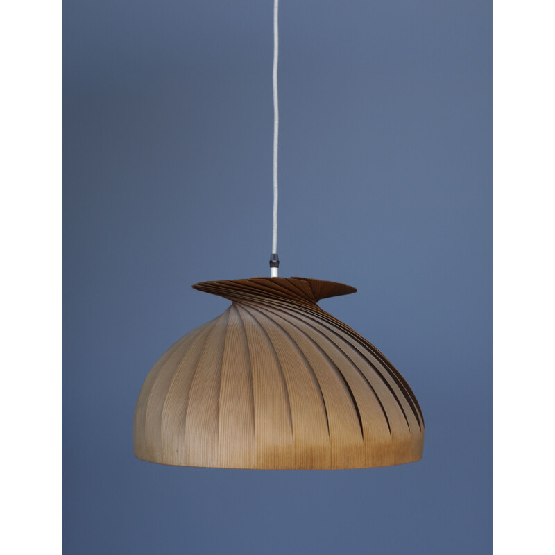 Mid-century Slatted pendant lamp by Hans Agne Jakobsson for Ellysett Markaryd