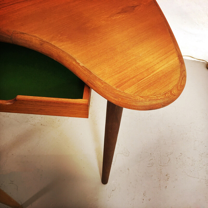 Scandinavian teak desk - 1960s