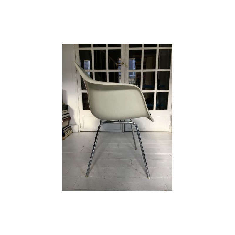 Vintage Dax fiberglass armchair by Charles & Ray Eames