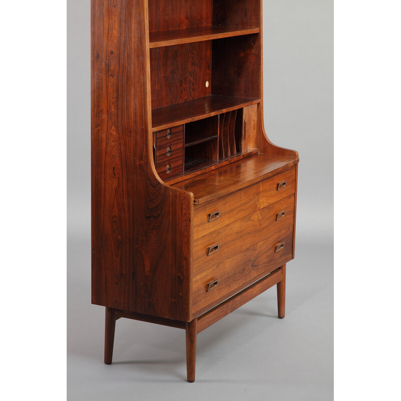 Vintage bookcase in rosewood, Johannes SORTH - 1960s
