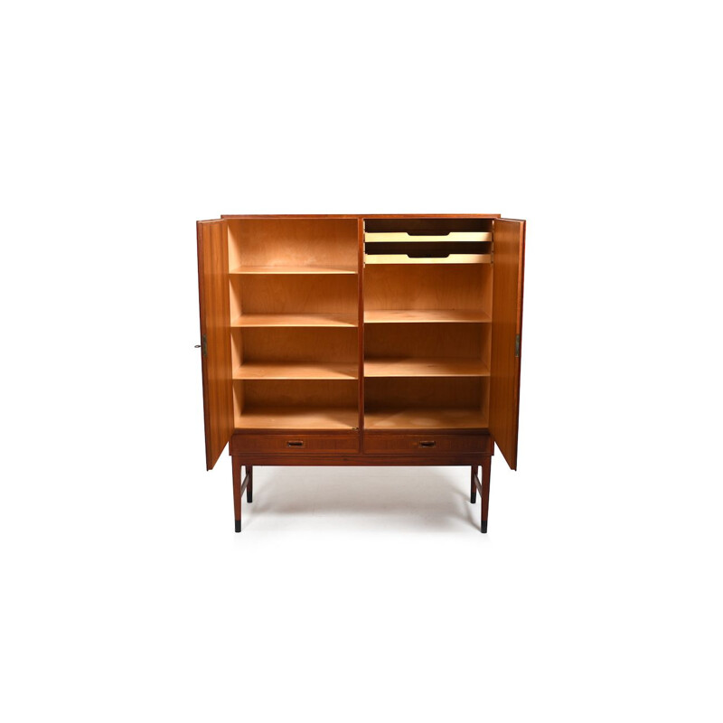 Danish vintage teak cabinet by Niels O. Møller for J.L. Møllers Møbelfabrik, 1960s