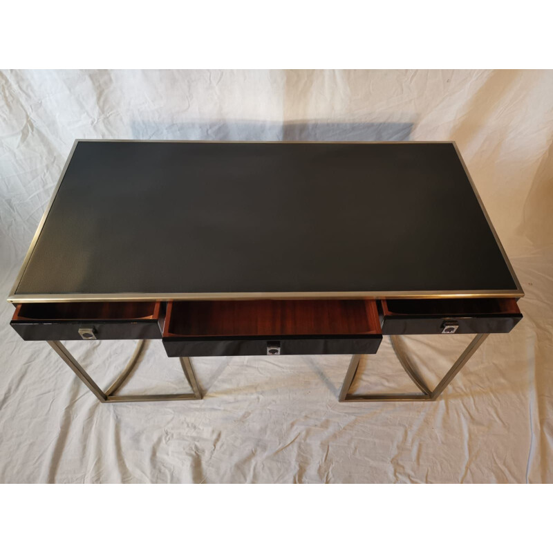 Vintage desk by Guy Lefevre for Maison Jansen, 1970