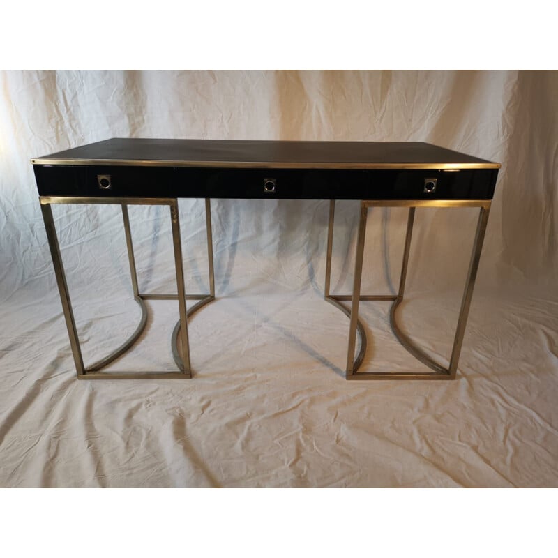 Vintage desk by Guy Lefevre for Maison Jansen, 1970