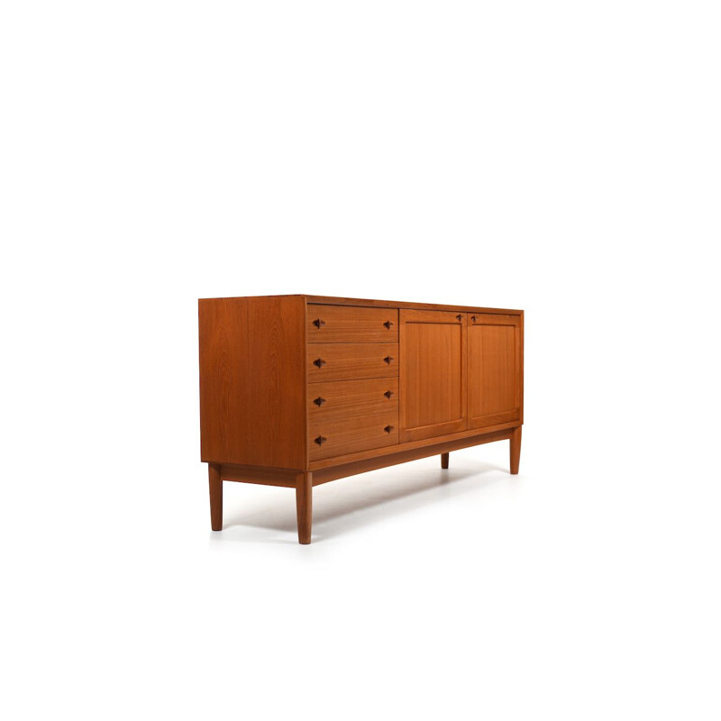 Danish vintage teak sideboard by H.W. Klein for Bramin, 1960s