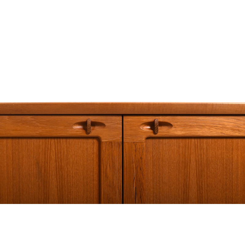 Danish vintage teak sideboard by H.W. Klein for Bramin, 1960s