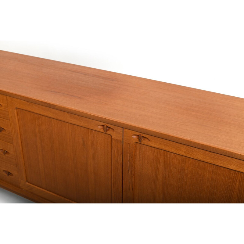 Danish vintage teak sideboard by H.W. Klein for Bramin, 1960s