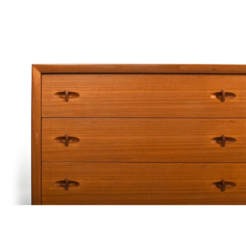 Danish vintage teak sideboard by H.W. Klein for Bramin, 1960s