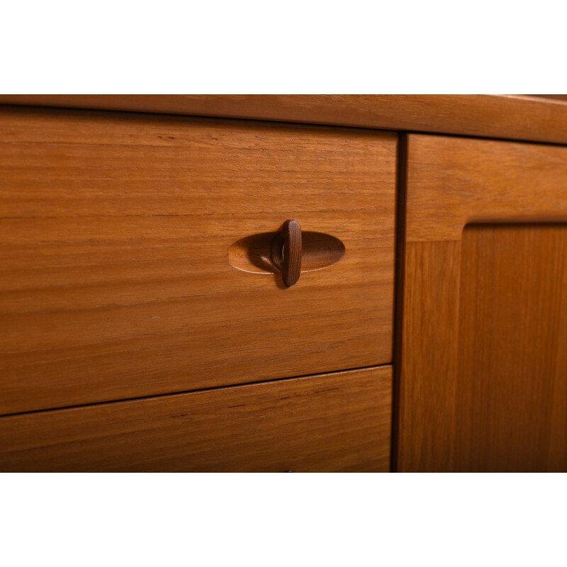 Danish vintage teak sideboard by H.W. Klein for Bramin, 1960s